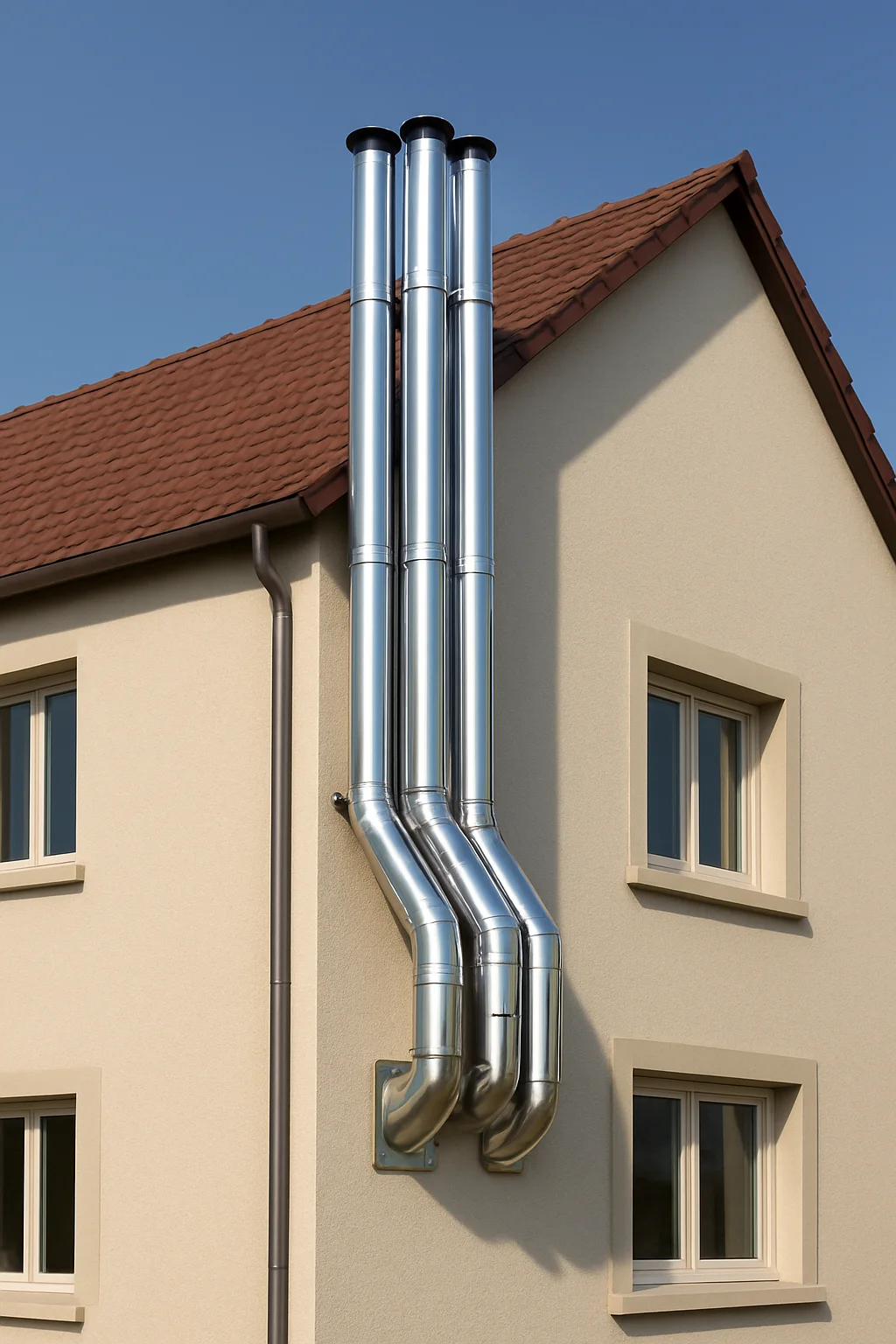 Hochführungen in Objektbau